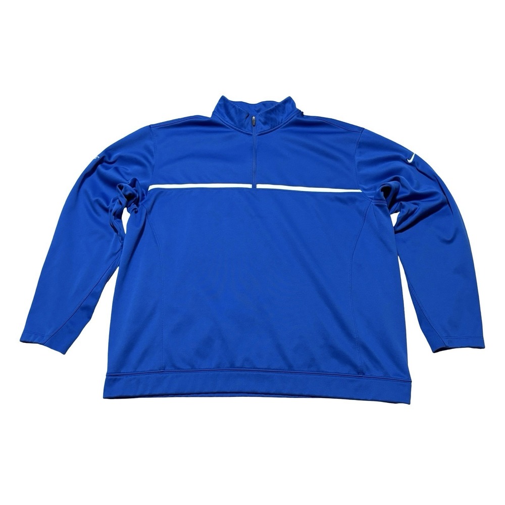 Nike Golf Men's 1/4 Zip Pullover Sweatshirt Blue *Brookhaven Logo* Size XL